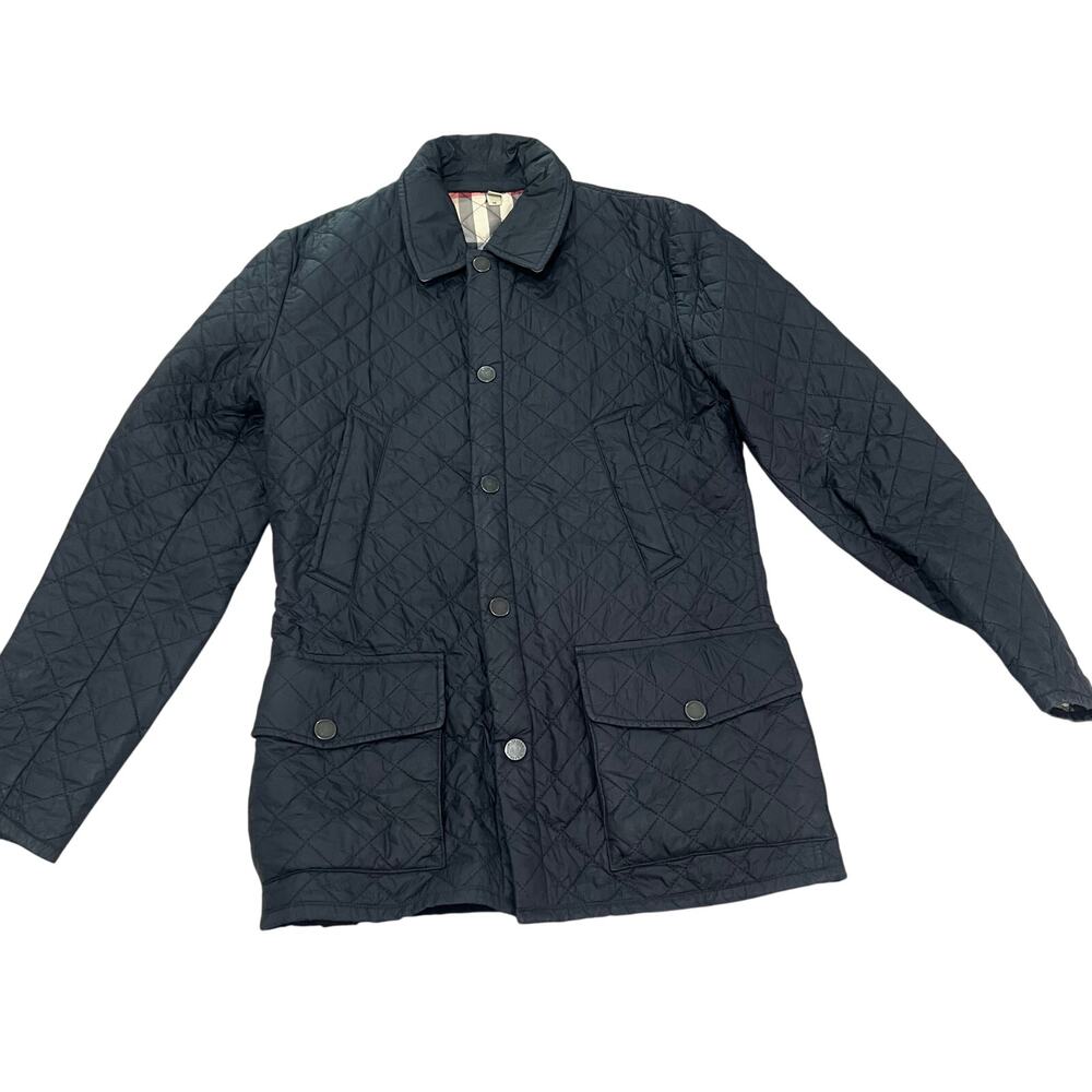 Burberry London Black Quilted Women Jacket Medium